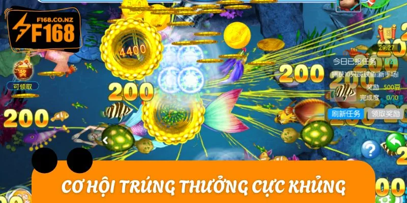 Trò chơi mang đến cơ hội trúng thưởng cực khủng cho game thủ