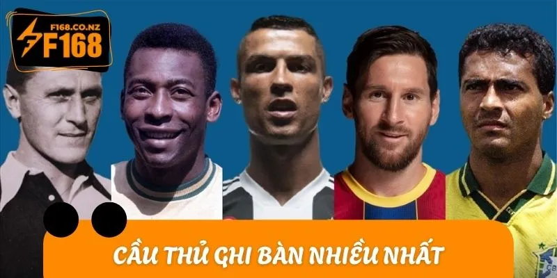Hé Lộ Danh Sách 5 Cầu Thủ Ghi Bàn Nhiều Nhất Mọi Thời Đại