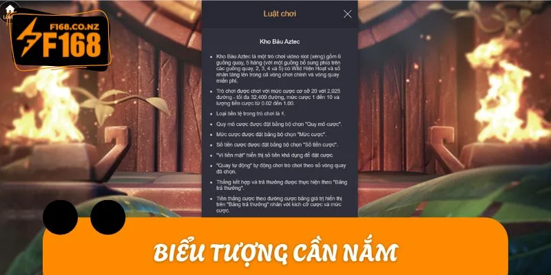 Biểu tượng cần nắm cơ bản trong slot Aztec