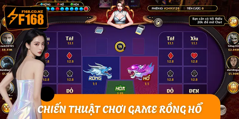 Vài chiến thuật chơi game bài Rồng Hổ