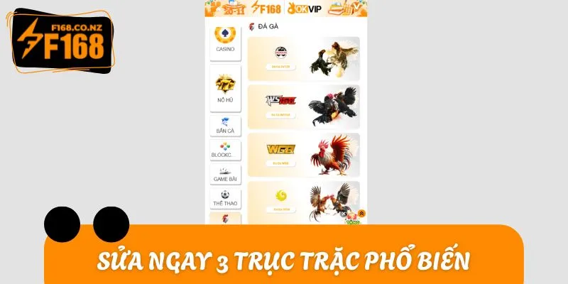 Sửa ngay 3 trục trặc phổ biến khi tải app F168